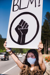 Peaceful demonstrations in rural grass valley, california protest