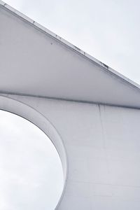 Low angle view of bridge against sky