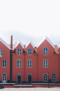 Residential buildings against sky