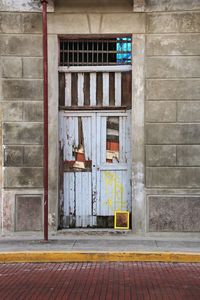 Window on built structure