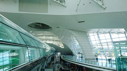 Escalator in city