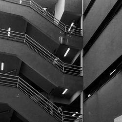 Staircase in modern building