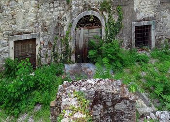 Entrance of old building