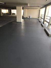 Empty parking lot