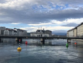 Buildings at waterfront