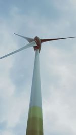 Low angle view of traditional windmill