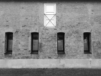 Windows of building