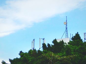 Low angle view of building against sky