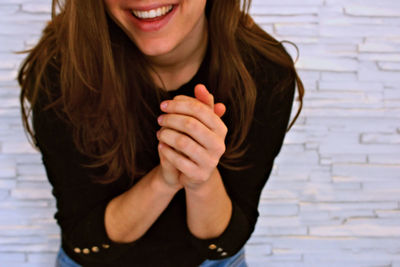 Portrait of a smiling young woman