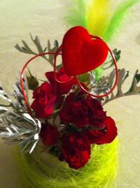 Close-up of red flowers