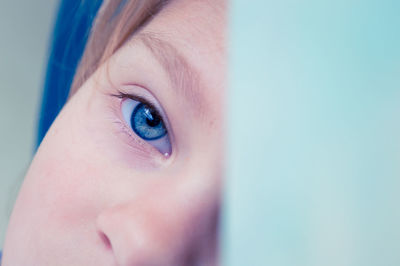 Close-up portrait of girl