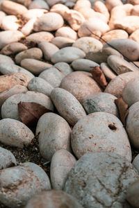 Full frame shot of pebbles for sale at market