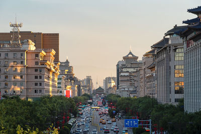 Buildings in city