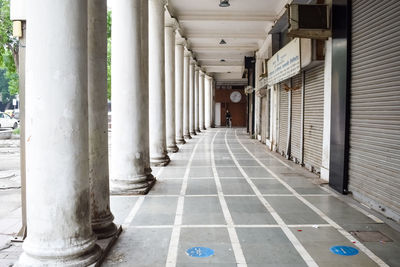 Delhi, india, march 31 2023 - famous business district connaught place know as cp delhi in centre