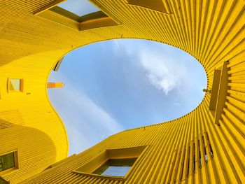 Low angle view of building against sky