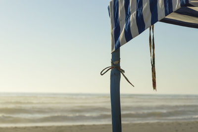 Close-up of sea against sky