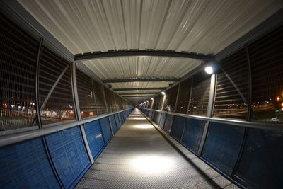 Empty footbridge