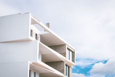 Low angle view of building against sky