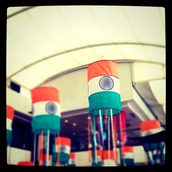 Close-up of multi colored wall