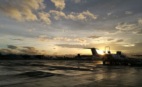 Scenic view of sunset