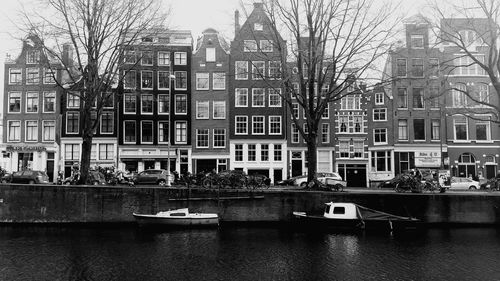 View of buildings at waterfront