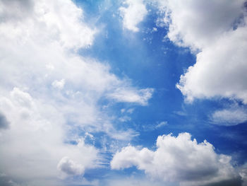 Low angle view of clouds in sky