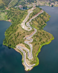 High angle view of the hill sibea-bea