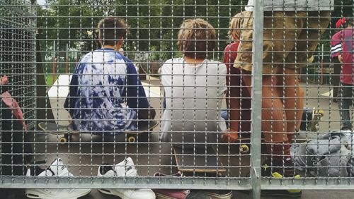 View of cage in cage