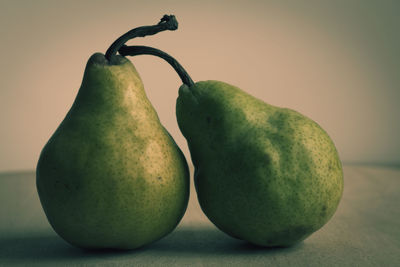Close-up of fruits on table