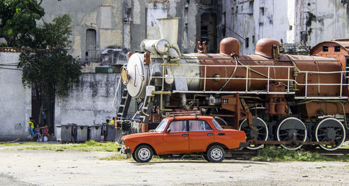 Cars on street