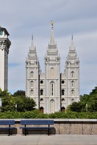 The mormon temple in salt lake city utah