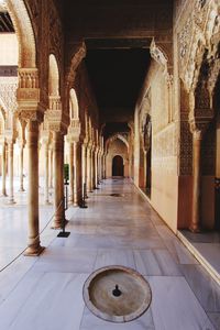 Corridor of building