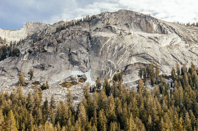 Scenic view of landscape and mountains against sky