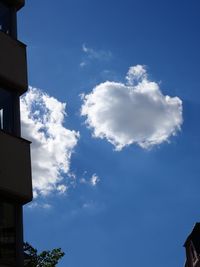 Low angle view of building against sky