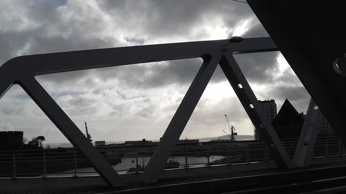 Low angle view of cloudy sky