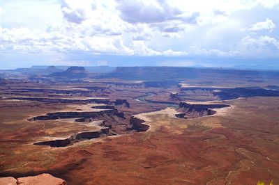 Aerial view of landscape
