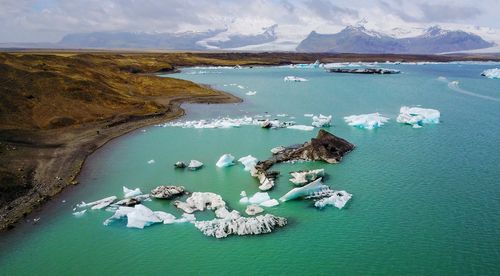 Jokulsarlon icebergs, iceland