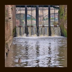 Built structure in water