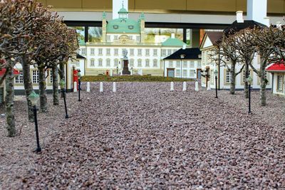 View of built structure against trees
