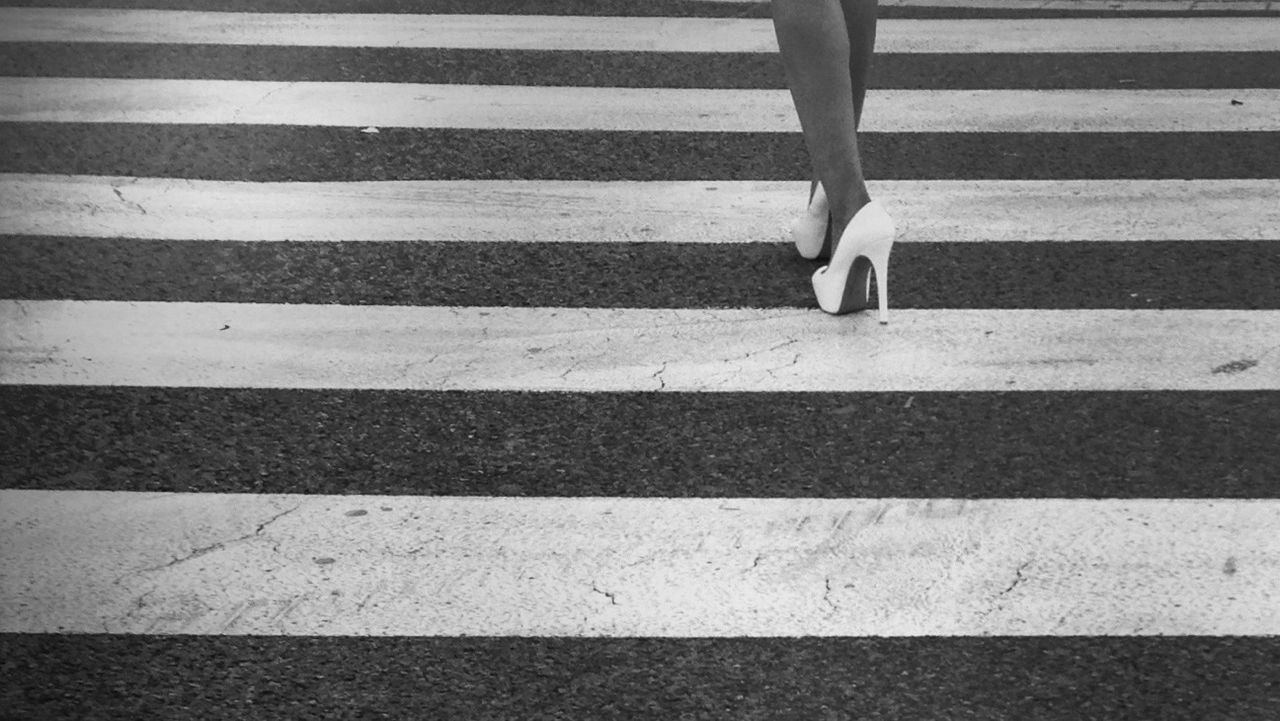 road marking, street, asphalt, road, transportation, high angle view, zebra crossing, guidance, day, outdoors, striped, direction, textured, white color, shadow, sunlight, pattern, the way forward, no people, crosswalk