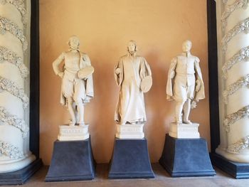 Statues in museum
