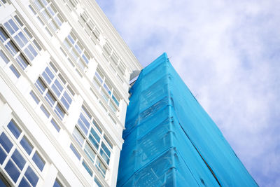 Low angle view of building against sky