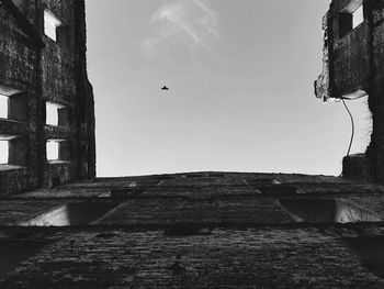 Low angle view of buildings against sky