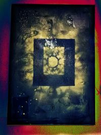 Close-up of floral pattern