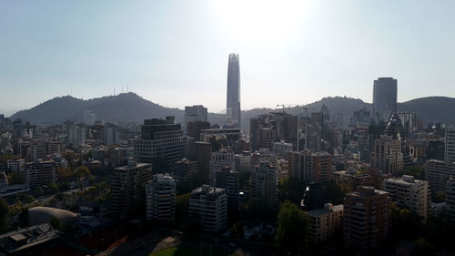 Cityscape against sky