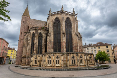 Old basilica named 'basilica-saint maurice' in the french town of epinal in the vosges region