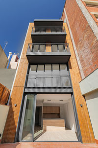 Low angle view of building against sky