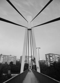 View of bridge in city