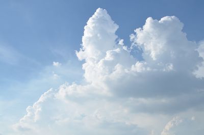 Low angle view of clouds in sky