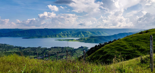 Panoramic view of landscape against sky